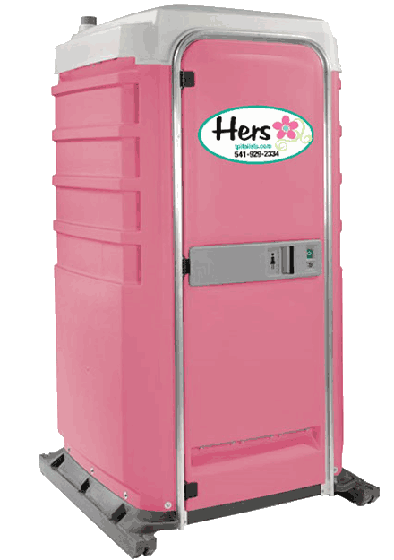 Ladies Only Pink Portable Toilets
